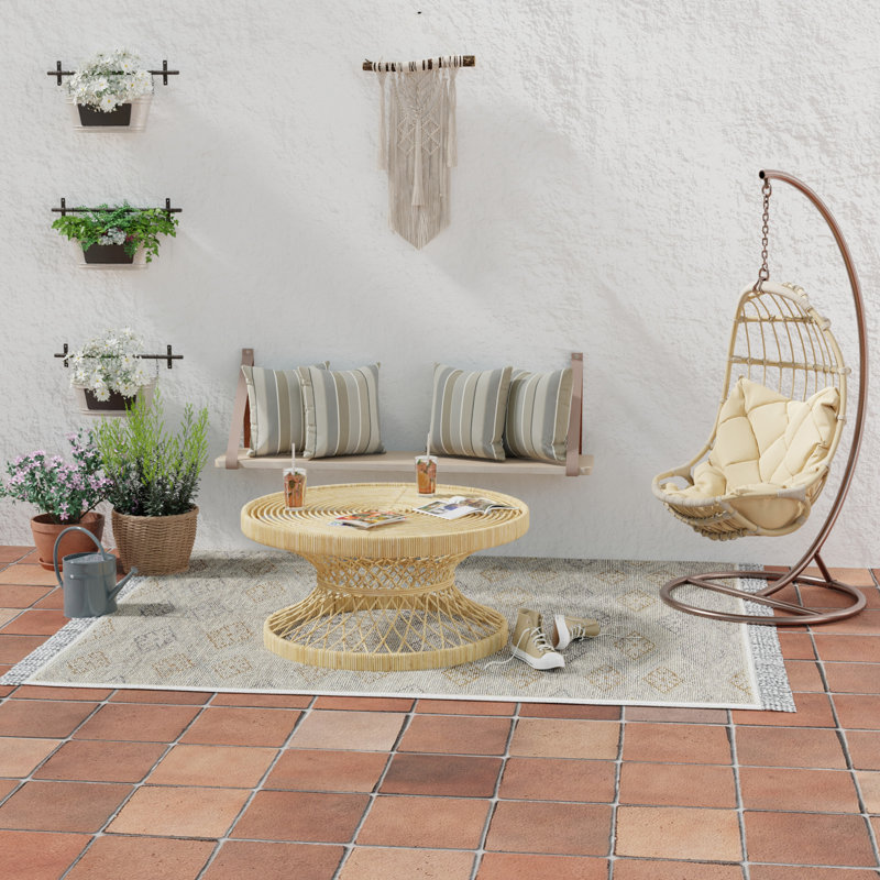 Sunbrella Outdoor Throw Pillow, Milano Char Stripe Sunbrella®