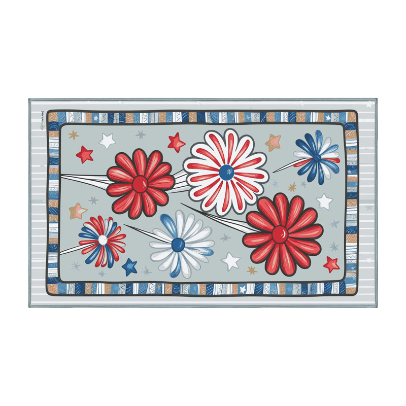 Tapis d'été Holiday The Aisle®, Rectangulaire 8 pi x 10 pi