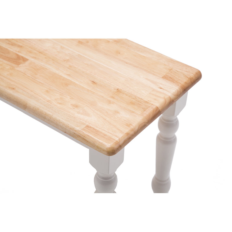 Banc en bois Berene, Cream & Natural