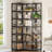 Kelsch Reversible Corner Bookcase, L-Shaped Bookshelf-1119056842