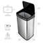 Nine Stars 13.2 Gallon Stainless Steel Motion Sensor Trash Can-38809681