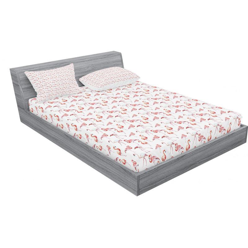 Microfiber Sheet Set, Queen Sheet Set with Fitted Sheet