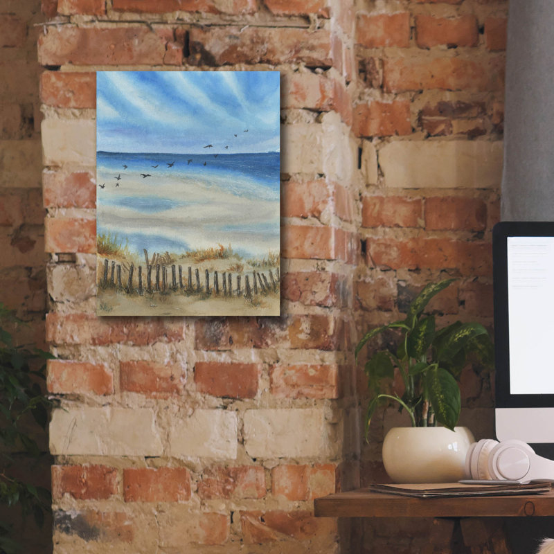  «To The Shore» par Anika Goodhue, art mural sur toile, 12 po x 16 po, H 16 po x l 12 po