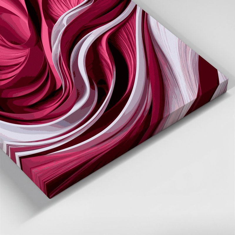 Art mural sur toile Biomorphic Abstraction 70, H 11 po x l 14 po