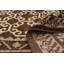 Tapis brun foncé en laine noué à la main de conception unique 18 pi 6 po 3 po x 9 pi 5 po Nouvel Âge