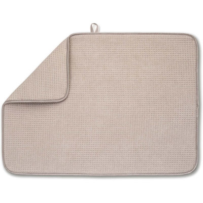 Tapis de vaisselle en microfibre très absorbant (ivoire) XL 24 po x 17 po (LARGEST MAT)