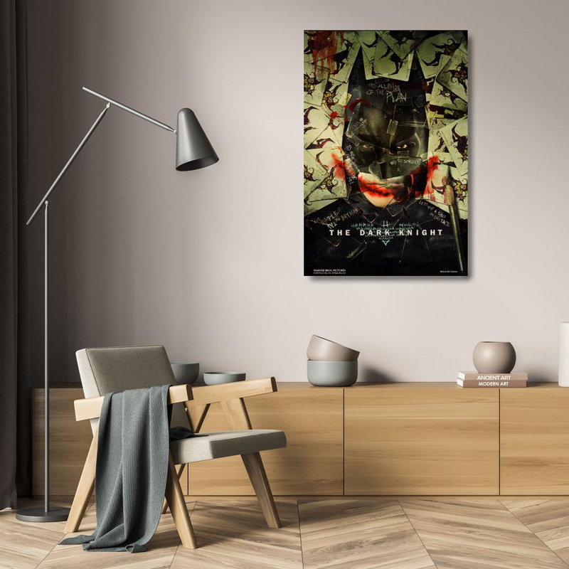 Le chevalier noir, H 24 po x l 16 po