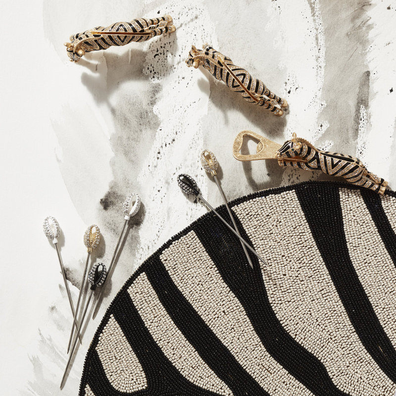 Zebra Place Card Holder