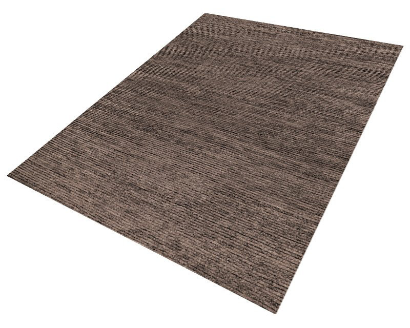 Hidden Path Striped Area Rug in Beige/Black/Neutral, Rectangle 2' x 3'