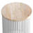 Demy Solid Wood Drum End Table-1595843905-1560475420