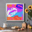 Baiser - Cadre photo, reproduction d'art sur toile-85535841-85535845