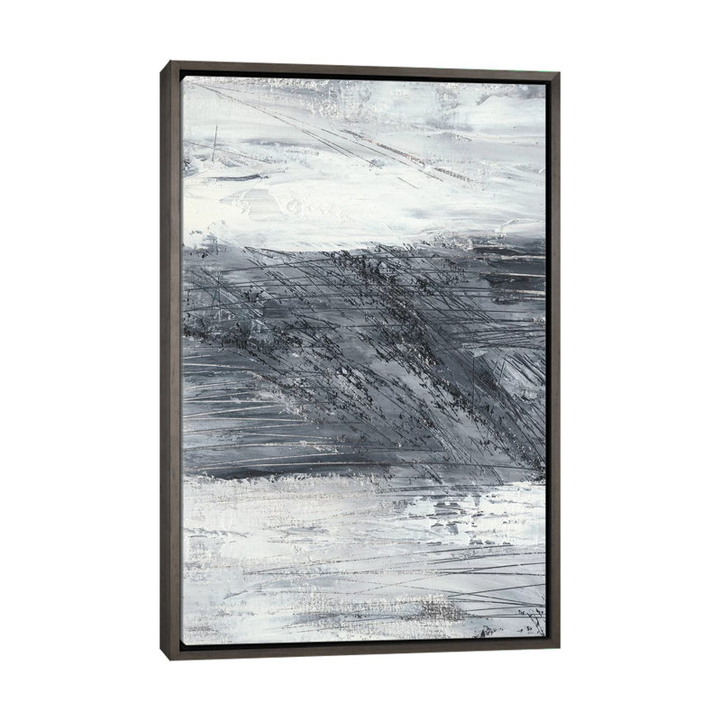 "Conductivité I" par Ethan Harper, reproduction d’art, H 48 po x l 32 po x P 1,5 po, Toile avec cadre gris foncé