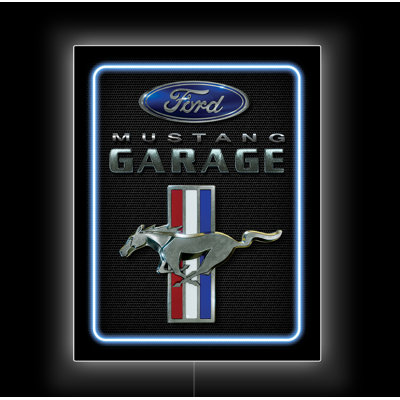 LED MUSTANG RECTANGLE Signs