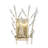 Orianna 2-Light Wall Sconce in Noble Brass
