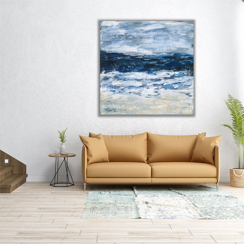 Seaside Escape II - reproduction d'art sur toile, H 12 po x l 12 po