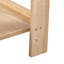 Table d'appoint de 15,85 po avec tiroir - moderne pour les espaces de vie. Couleur naturelle, corps, tiroir fonctionnel, capacité de charge de 120 lb dans la chambre à coucher et le bureau. Boîte de rangement coulissante,-400358991