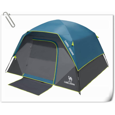 Tentes de camping pour 2/4/6 personnes imperméables et faciles à installer