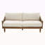 Canapé-lit Mid-Century 70,9 po avec accoudoirs en rotin et pieds en bois pour le salon-1404615883