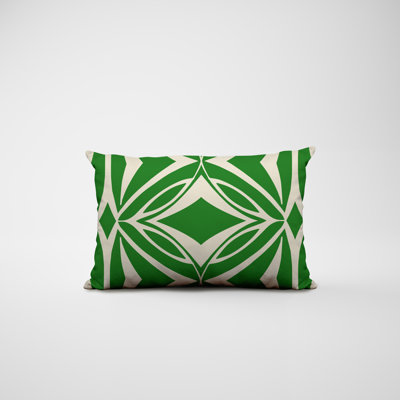 Polyester / Mélange de polyester Housse de coussin rectangulaire intérieure / extérieure lombaire et insert