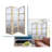63'' W x 84'' H 3 - Panel Solid Wood Folding Room Divider
