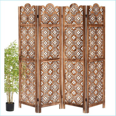 160cm W x 170.2cm H 4 - Panel Folding Room Divider