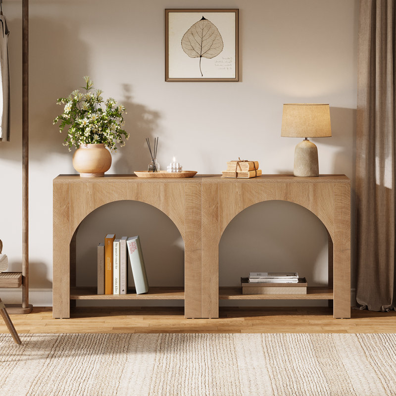 70cm W Bedside Table, Brown