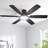 55" Modern 6-blade Ceiling Fans With RGB Multicolor Nightlight and Remote Control-706936519