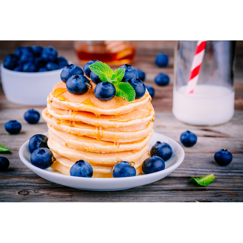Pancakes - Photographie sur toile tendue, L 12 po x H 8 po