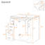 Meuble-lavabo 36 po avec lavabo en céramique, structure en bois massif, tiroirs à fermeture en douceur et beaucoup de rangement-1246359303