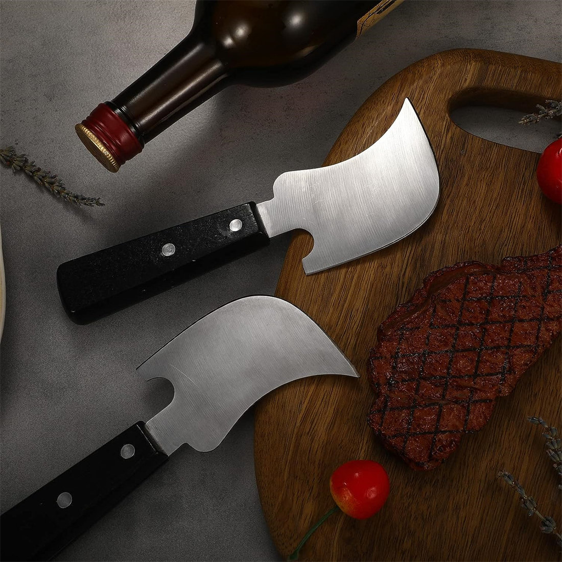 wuyi 2 Pcs Rocker Knife For Disabled, Disabled Products For Adults