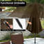Ensemble repas 6 pièces avec parasol inclinable Patiojoy