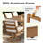 Michael 9-Piece Brown Aluminum Patio Dining Set With Rectangular Table, 8 Swivel Dining Chairs And Light Gray Cushions-122874536-122874534
