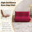 52'' W Bean Bag Chair, Modern Loveseats, Large Bean Bag Chair For Adults, Bean Bag Chairs For Teens With High-resilience Foam, Non-slip Base Floor Lounge Sofa, Living Room-117404132