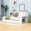 Twin Size Wood Daybed With Trundle-577793865