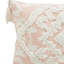 Coussin en coton et en damas avec fermeture à glissière et pompons-99366391-99366392-99366393
