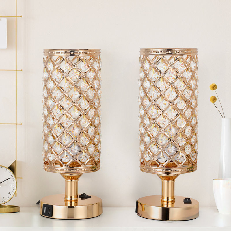 Dealia Metal USB Table Lamp