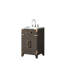 Ensemble de meuble-lavabo simple l 20 po x P 18 po, comptoir en acrylique et robinet-115685675