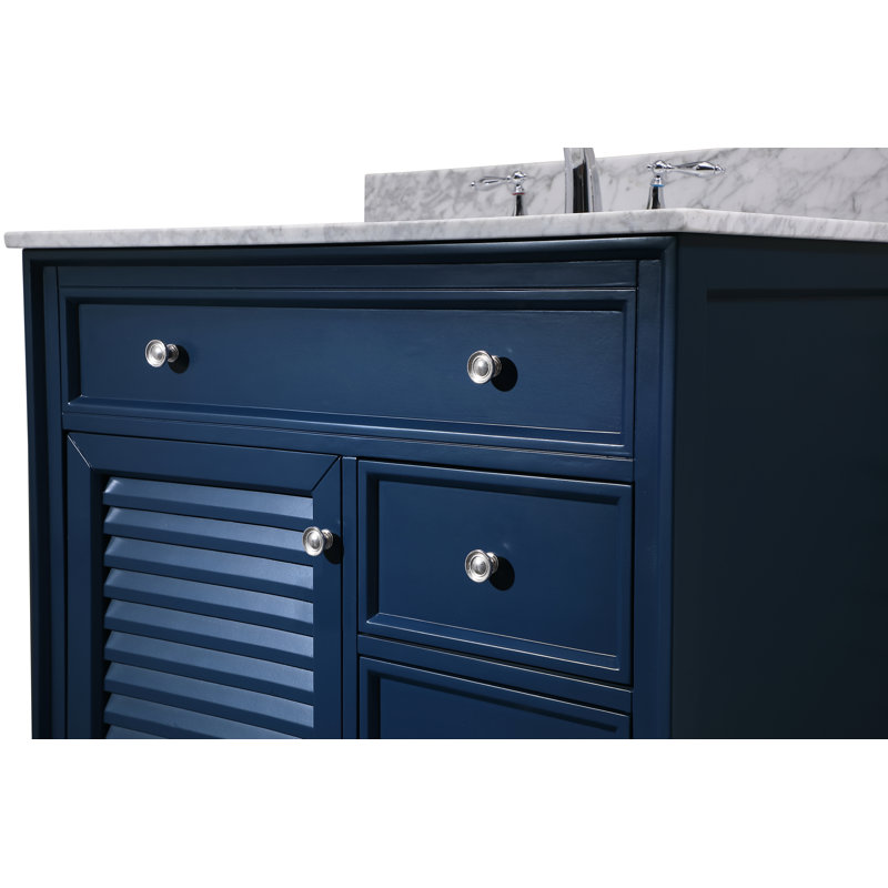 Closter Holiday 36" Single Bathroom Vanity Set, Blue