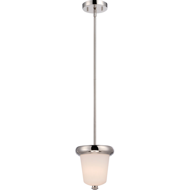 Burhill 1 - Light Single Pendant, Polished Nickel