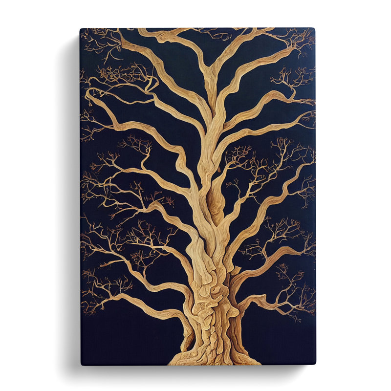 XC1022-4185X Stellar Tree - Wrapped Canvas Print, 50cm H x 35cm W x 3cm D