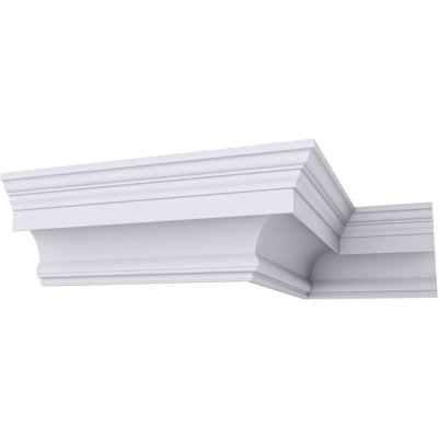 8 1/4"H x 6 5/8"P x 10 5/8"F x 94 1/2"L, Foster Traditional Crown Moulding