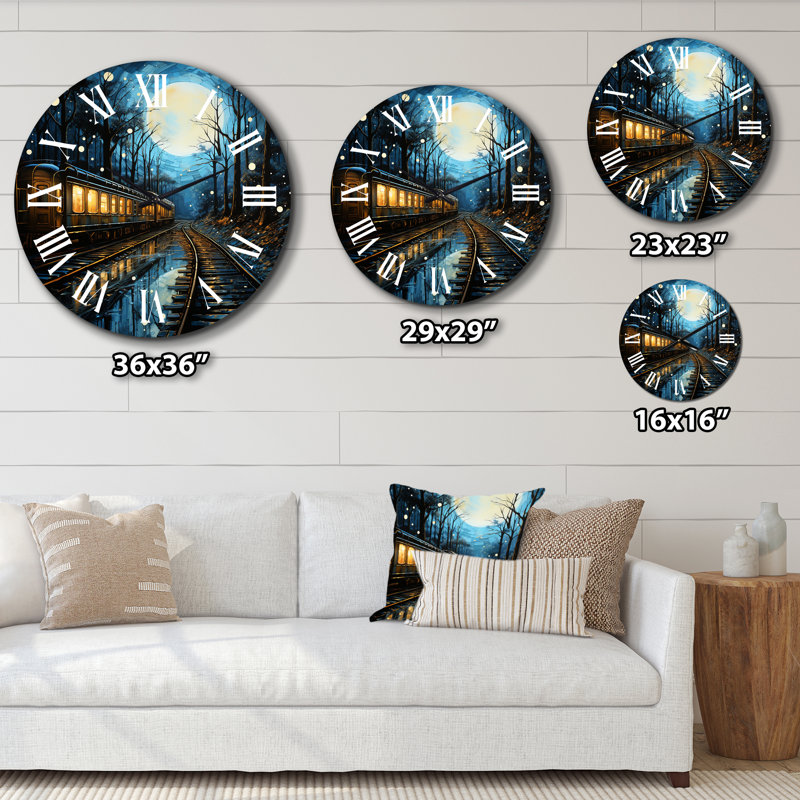 Dingyue - Transportation Wall Clock, Small