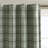 Anaheim Green Woven Plaid Room Darkening Thermal Fleece Lined Single 50x108" Curtain Panel-1974336233-1995939110