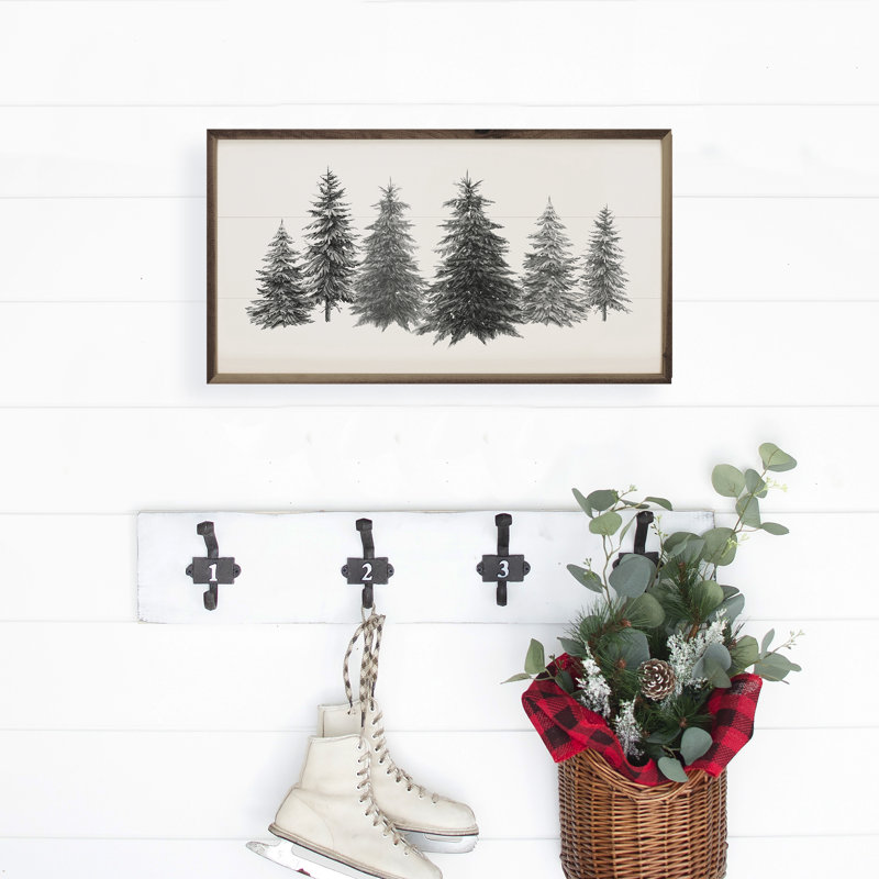 Gray Pines, 8" H x 16" W