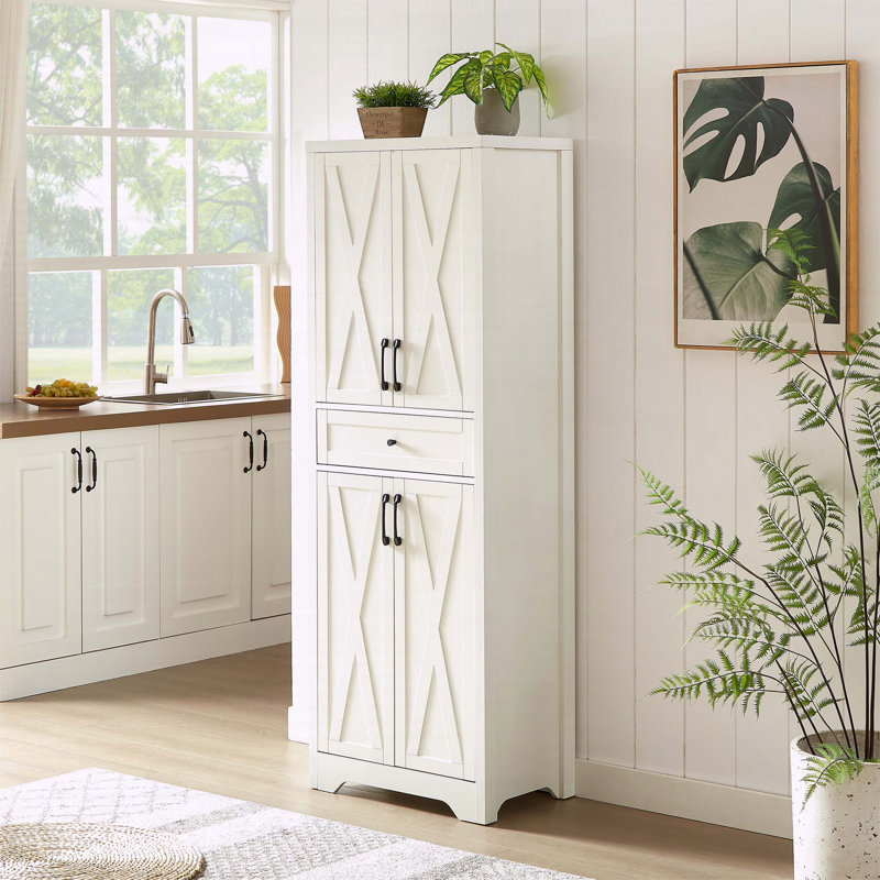 Buffet de salon 68 "de haut, Blanc