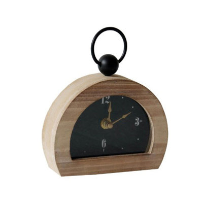 Numerical Wood Mechanical Tabletop Clock