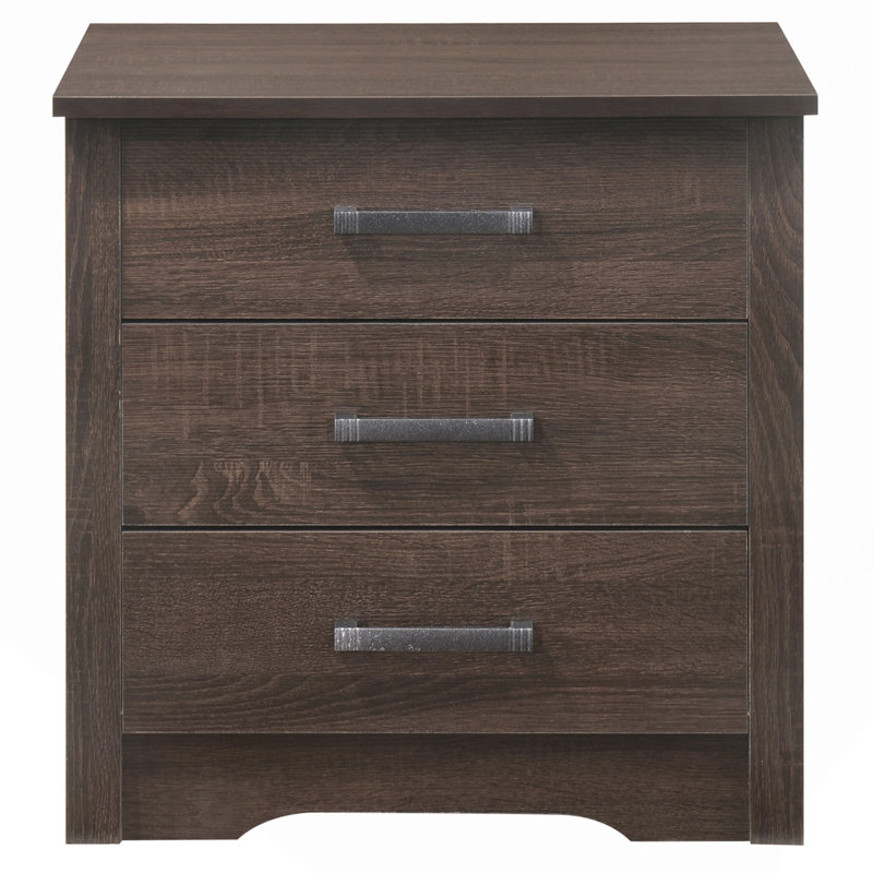 Modern Elegance Wenge Nightstand, Brown