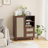 Rattan Buffet Cabinet With Adjustable Shelf, Sideboard With Drawers For Living Room, Kitchen, Entryway-446461573