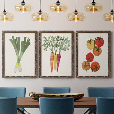 Toile encadrée organique Premium Veg II - prête à être accrochée