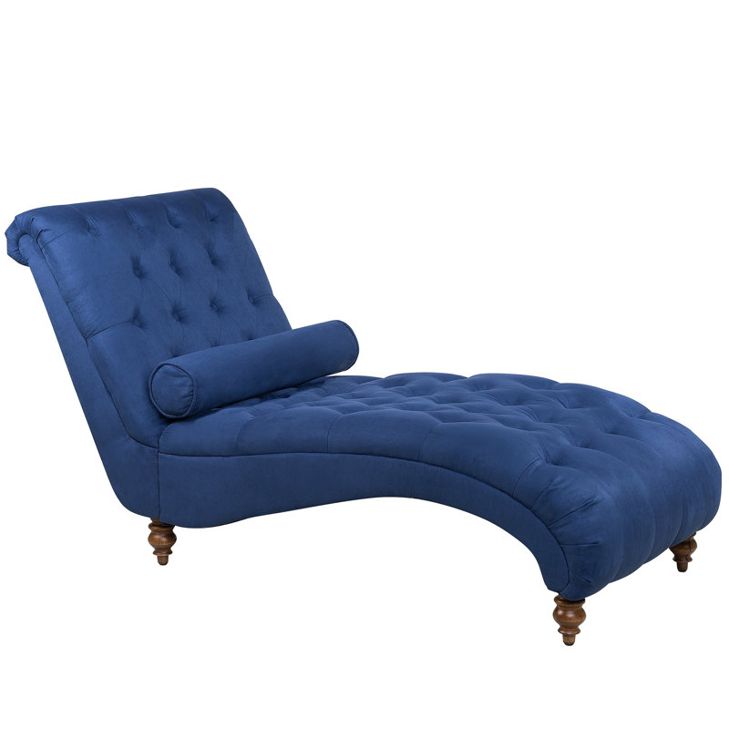 Boatwright Upholstered Chaise Lounge, Blue